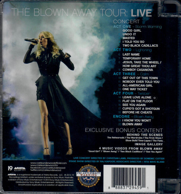 Carrie Underwood : The Blown Away Tour: Live (DVD-V)