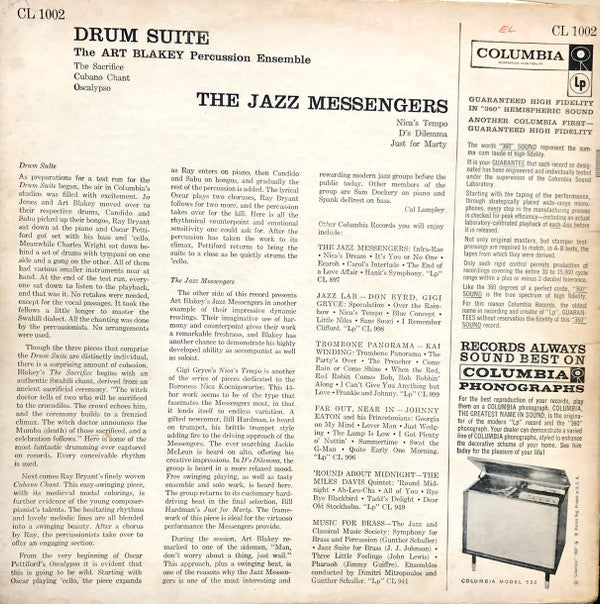 Art Blakey & The Jazz Messengers : Drum Suite (LP, Album, Mono, Hol)