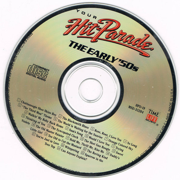 Various : Your Hit Parade - The Early '50s (CD, Comp)