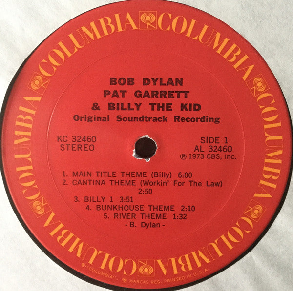 Bob Dylan : Pat Garrett & Billy The Kid (Original Soundtrack Recording) (LP, Album, San)