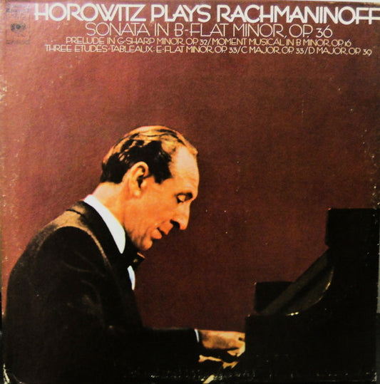 Vladimir Horowitz Plays Sergei Vasilyevich Rachmaninoff : Horowitz Plays Rachmaninoff (LP, Album)