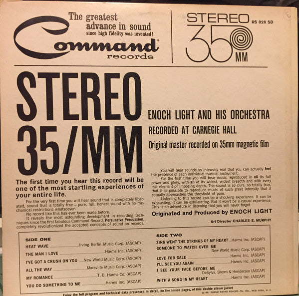 Enoch Light And His Orchestra : Stereo 35/MM (LP, Album, Gat)