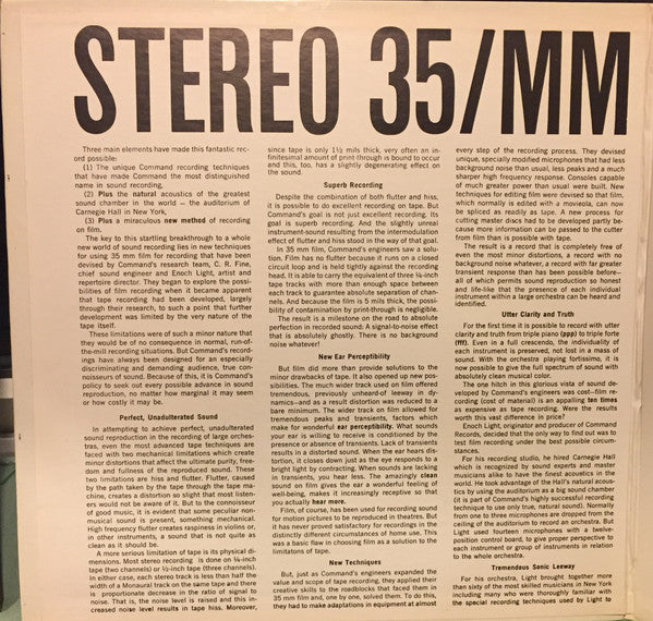 Enoch Light And His Orchestra : Stereo 35/MM (LP, Album, Gat)