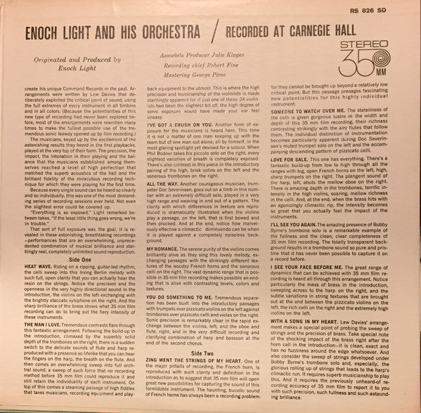 Enoch Light And His Orchestra : Stereo 35/MM (LP, Album, Gat)