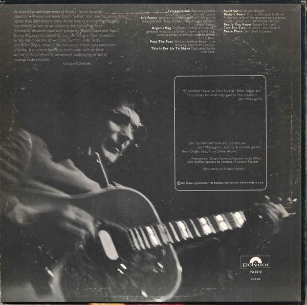 John McLaughlin : Extrapolation (LP, Album)