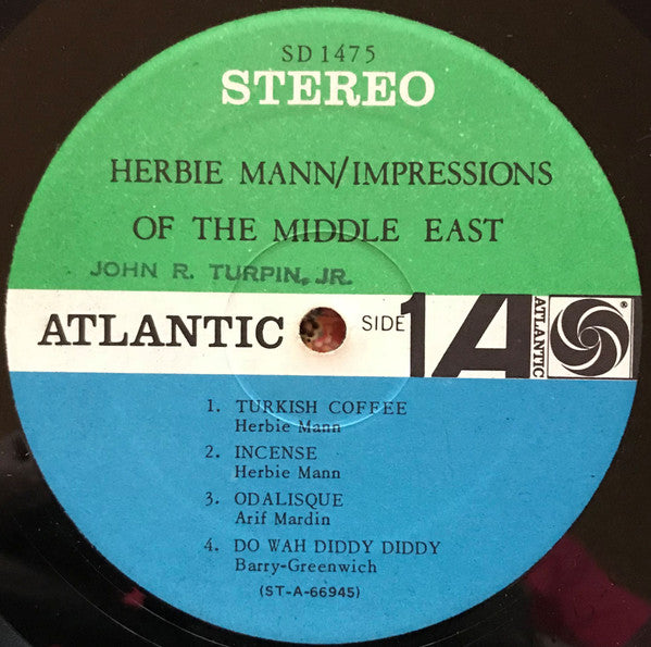 Herbie Mann : Impressions Of The Middle East (LP, Album)