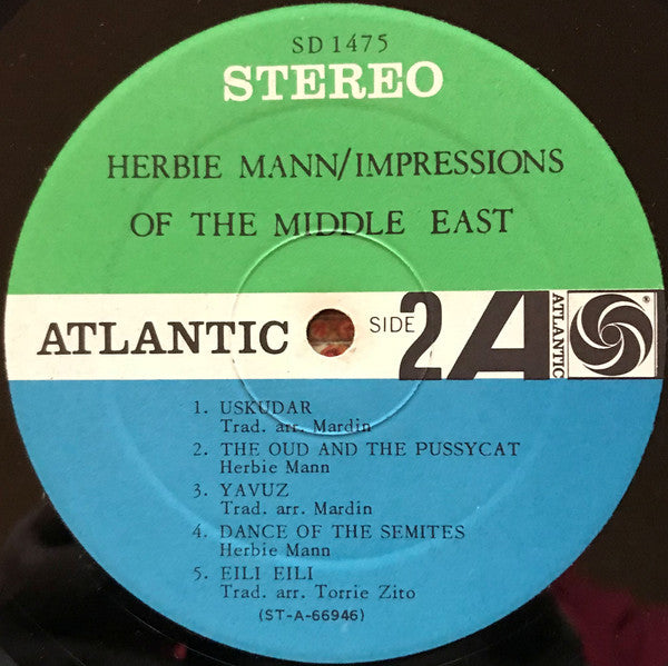 Herbie Mann : Impressions Of The Middle East (LP, Album)