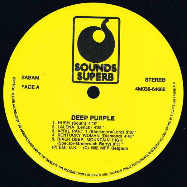 Deep Purple : Deep Purple Collection (LP, Comp)