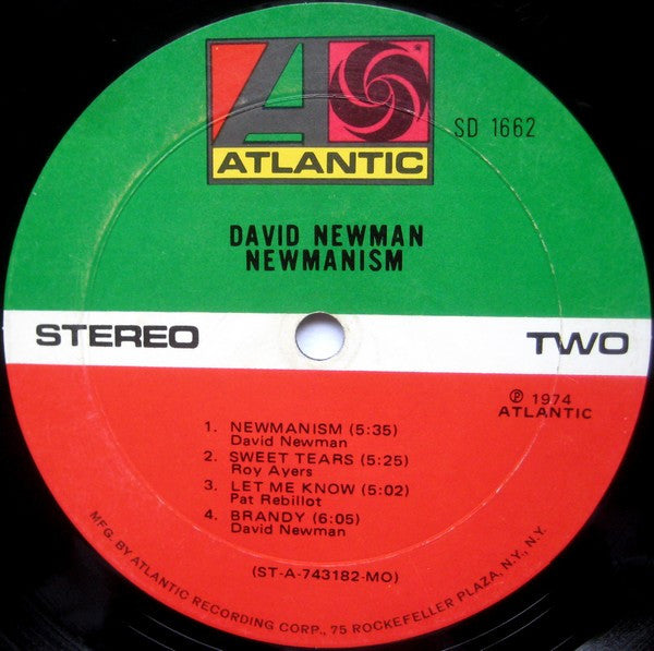 David "Fathead" Newman : Newmanism (LP, Album, MO)