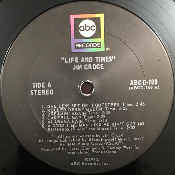 Jim Croce : Life And Times (LP, Album, RP, San)