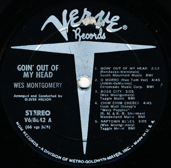 Wes Montgomery : Goin' Out Of My Head (LP, Album, Gat)