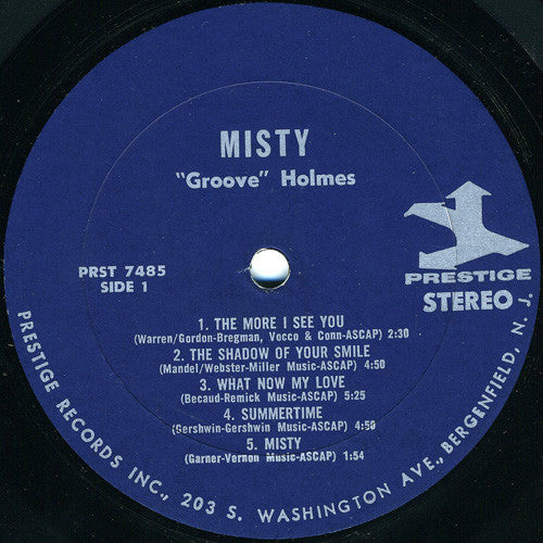 Richard "Groove" Holmes : Misty (LP, Album)