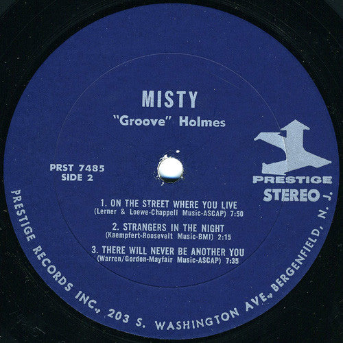 Richard "Groove" Holmes : Misty (LP, Album)