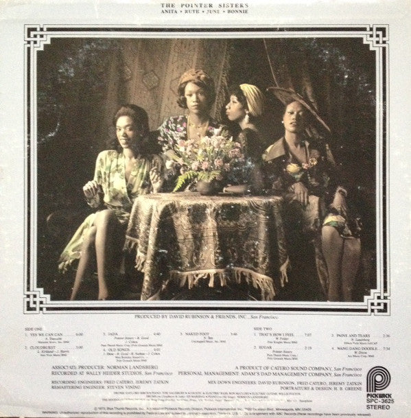 Pointer Sisters : The Pointer Sisters (LP, Album, RE)