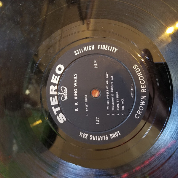 B.B. King Orchestra : B.B. King Wails (LP, Album)