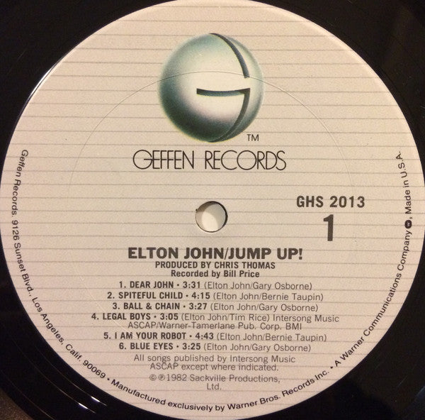 Elton John : Jump Up! (LP, Album, Club)