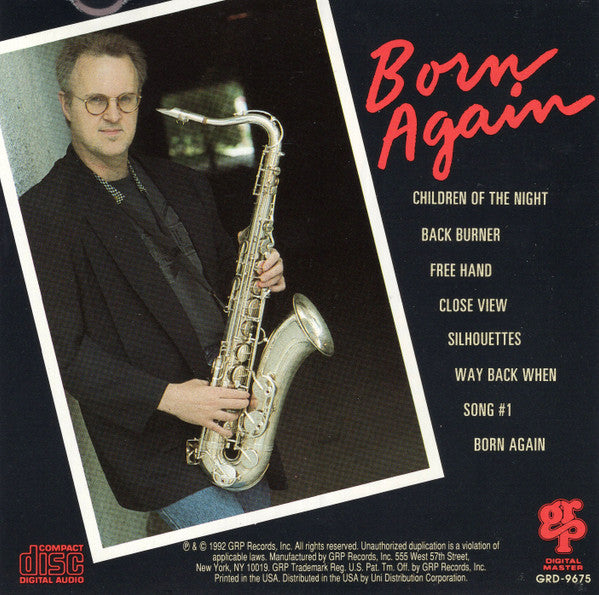 Tom Scott : Born Again (CD, Album, Club)