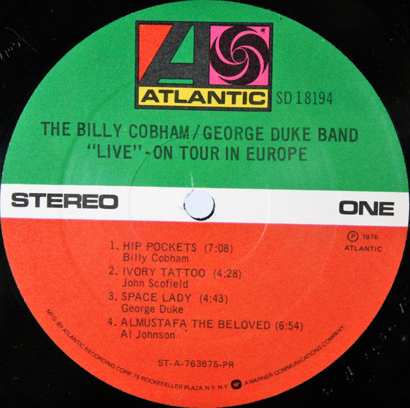 The Billy Cobham / George Duke Band : "Live" On Tour In Europe (LP, Album, PR )