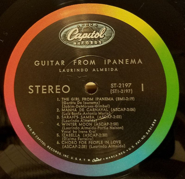 Laurindo Almeida : Guitar From Ipanema (LP, Album)