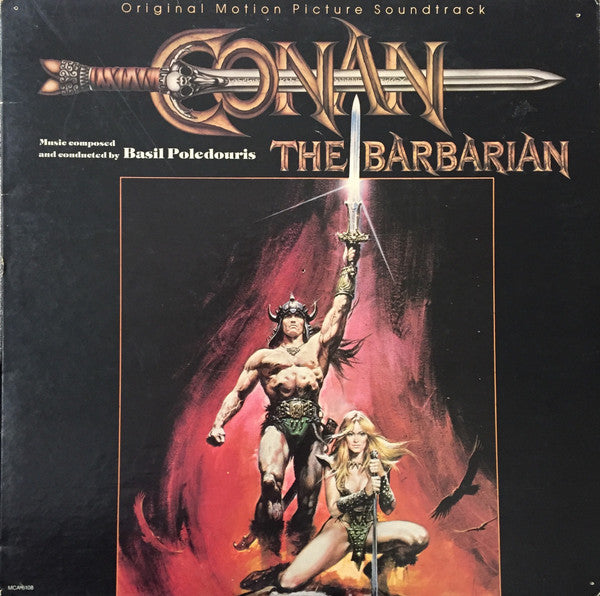 Basil Poledouris : Conan The Barbarian (Original Motion Picture Soundtrack) (LP, Album)