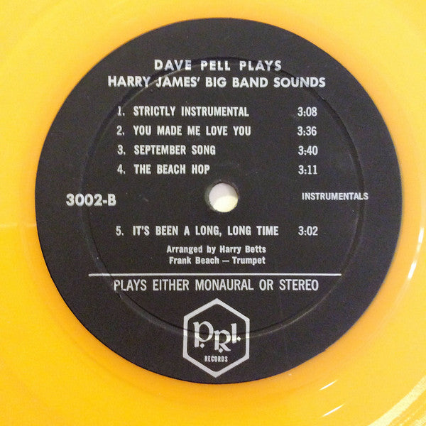 Dave Pell's Big Band : Plays Harry James' Big Band Sounds (LP, Album, Yel)