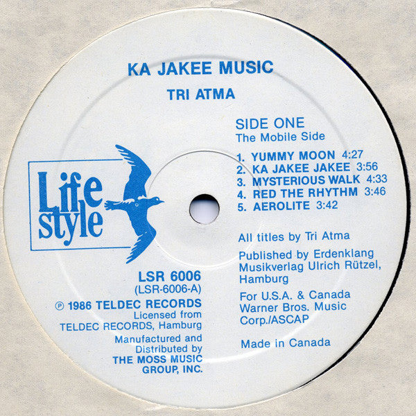 Tri Atma : Ka Jakee Music (LP, Album)