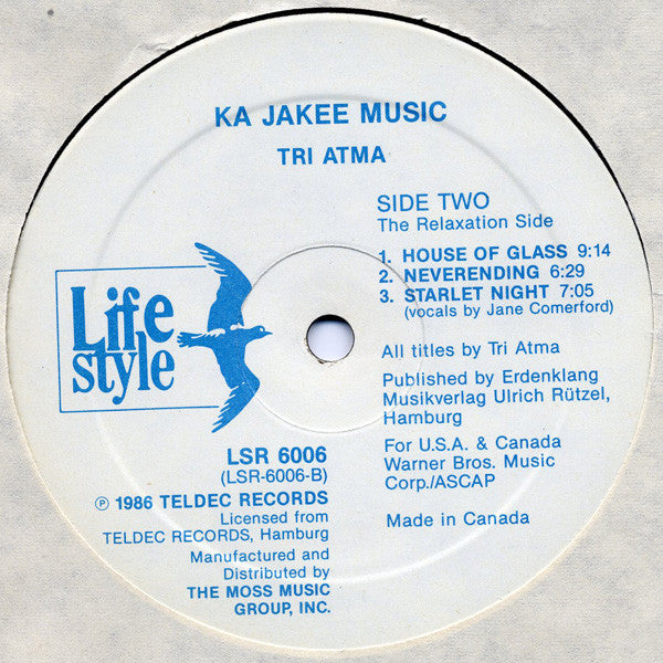 Tri Atma : Ka Jakee Music (LP, Album)