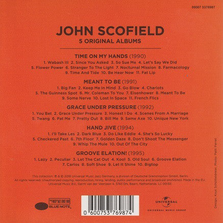 John Scofield : 5 Original Albums (CD, Album, RE + CD, Album, RE + CD, Album, RE + CD)