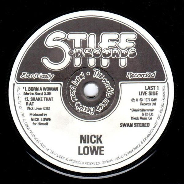 Nick Lowe : Bowi (7", EP)