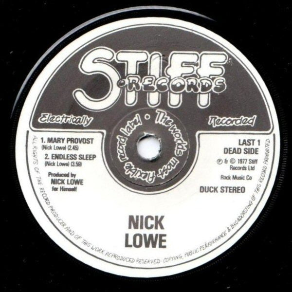 Nick Lowe : Bowi (7", EP)