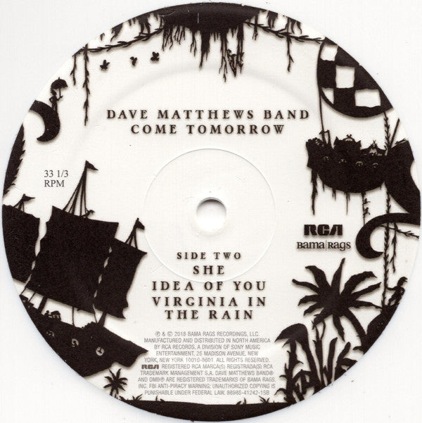 Dave Matthews Band : Come Tomorrow (2xLP, Album, Ltd, Whi)