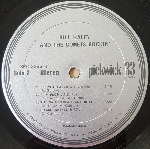 Bill Haley And His Comets : Rockin' (LP, Comp, Sil)