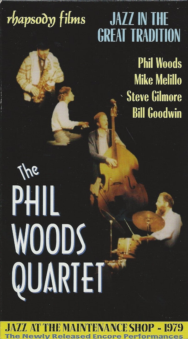 The Phil Woods Quartet : Jazz At The Maintenance Shop - 1979 (VHS, NTSC)