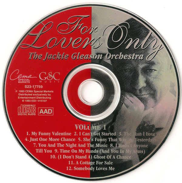 Jackie Gleason And His Orchestra : For Lovers Only (3xCD, Comp)