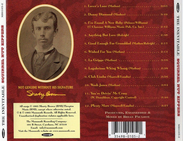 Squirrel Nut Zippers : The Inevitable (CD, Album)