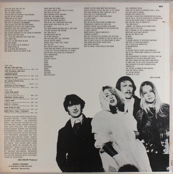 The Mamas & The Papas : The Mamas & The Papas (LP, Album, Mono, Kee)