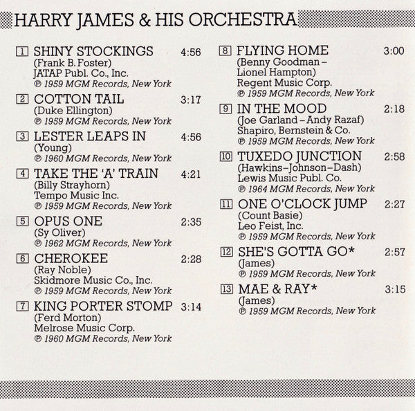 Harry James And His Orchestra : The Silver Collection - Harry James (CD, Comp)