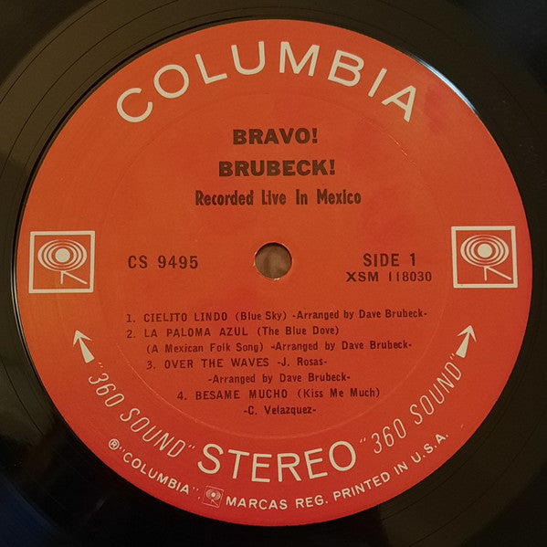 The Dave Brubeck Quartet : Bravo! Brubeck! (LP, Album)