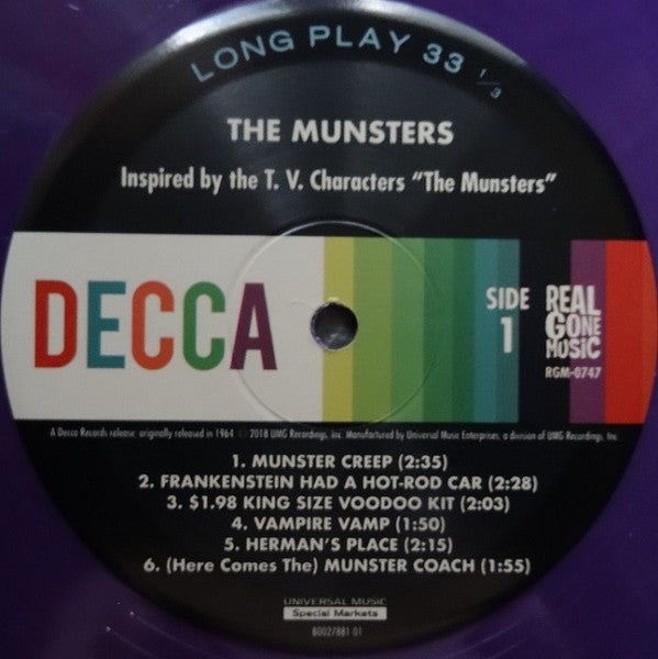 The Munsters Vinyl LP Record Album Halloween Surf selling Mod Monster Orange Pumpkin Ltd