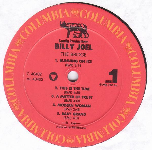 Billy Joel : The Bridge (LP, Album, Pit)