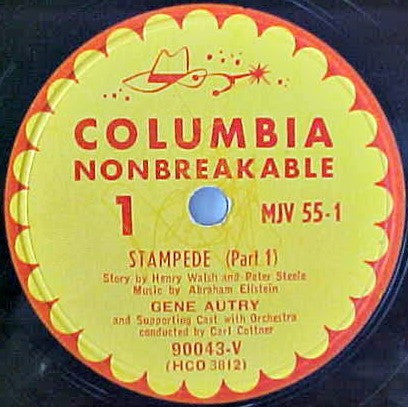 Gene Autry : Stampede (2x10")