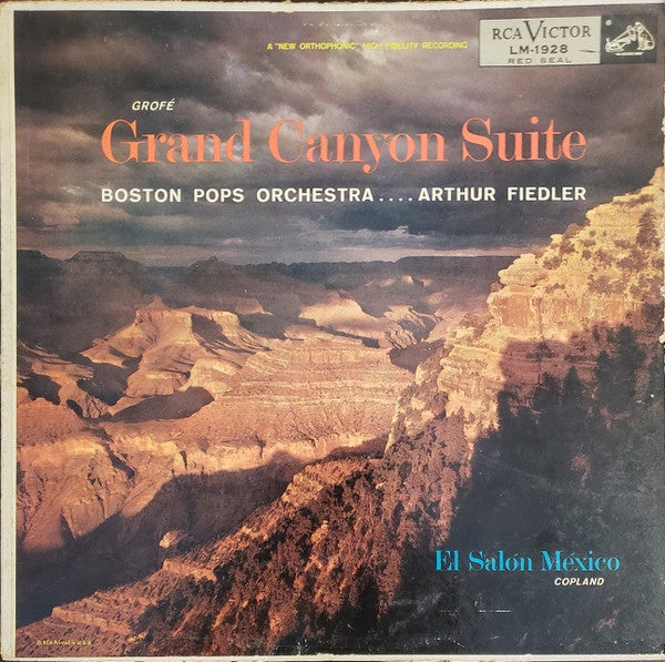 The Boston Pops Orchestra .... Arthur Fiedler : Grand Canyon Suite • El Salón México (LP, Album, Mono, Hol)