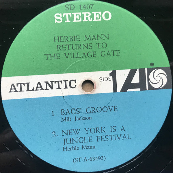 Herbie Mann : Herbie Mann Returns To The Village Gate (LP, Album, Gre)