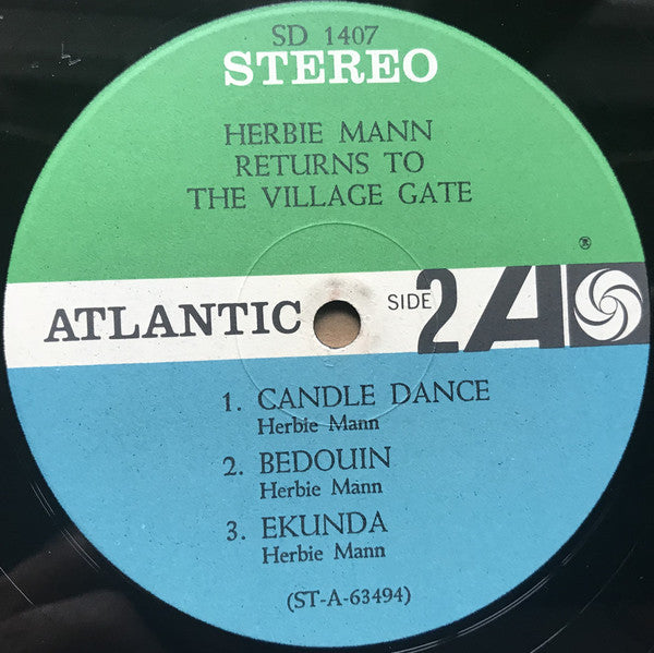 Herbie Mann : Herbie Mann Returns To The Village Gate (LP, Album, Gre)