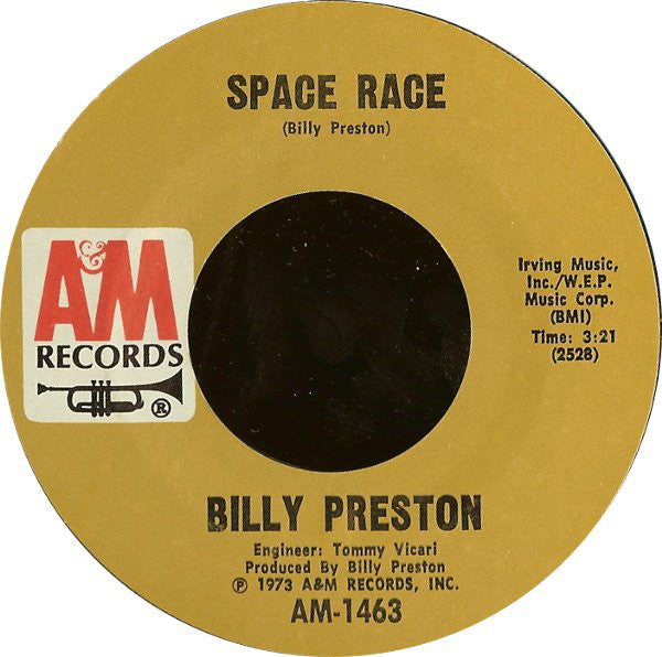 Billy Preston : Space Race / We're Gonna Make It (7", Single, Styrene, Pit)