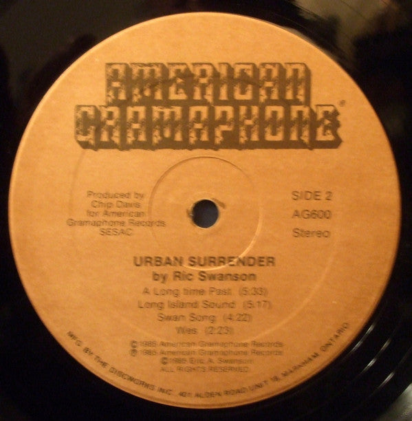 Ric Swanson : Urban Surrender (LP, Album)