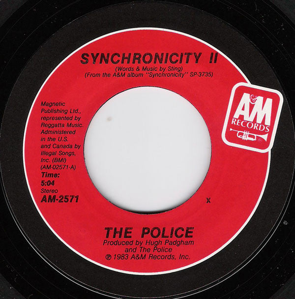 The Police : Synchronicity II (7", Single, Styrene, Pit)
