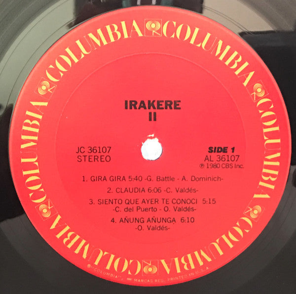 Irakere : 2 (LP, Album)