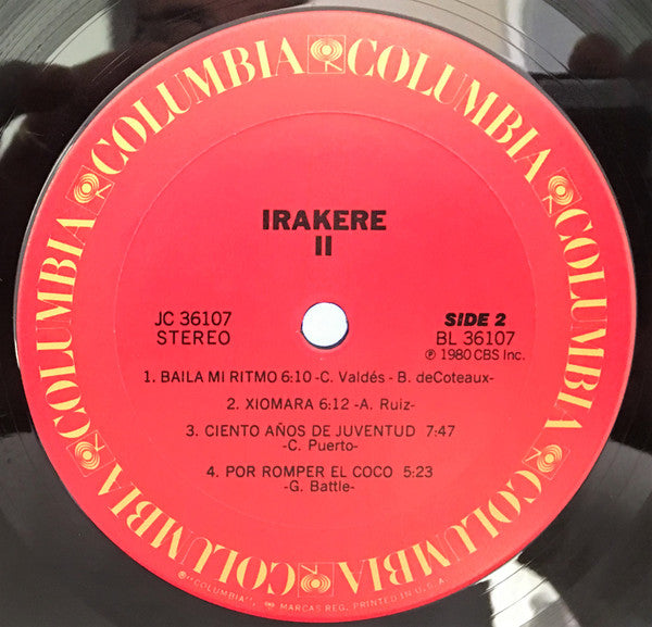 Irakere : 2 (LP, Album)