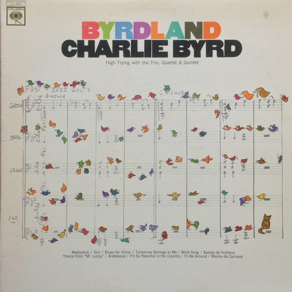 Charlie Byrd : Byrdland (LP, Album, Mono, Pit)